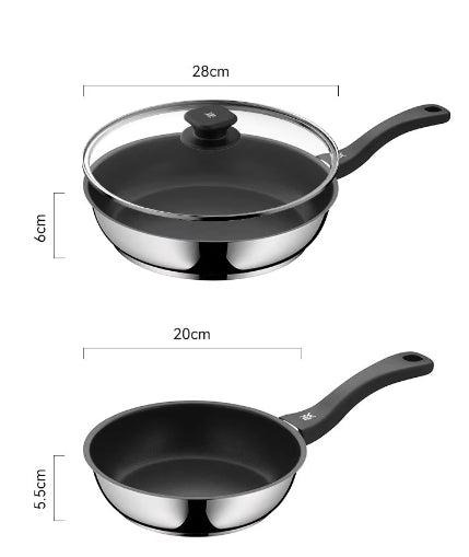Non-stick Pan With Transparent Lid