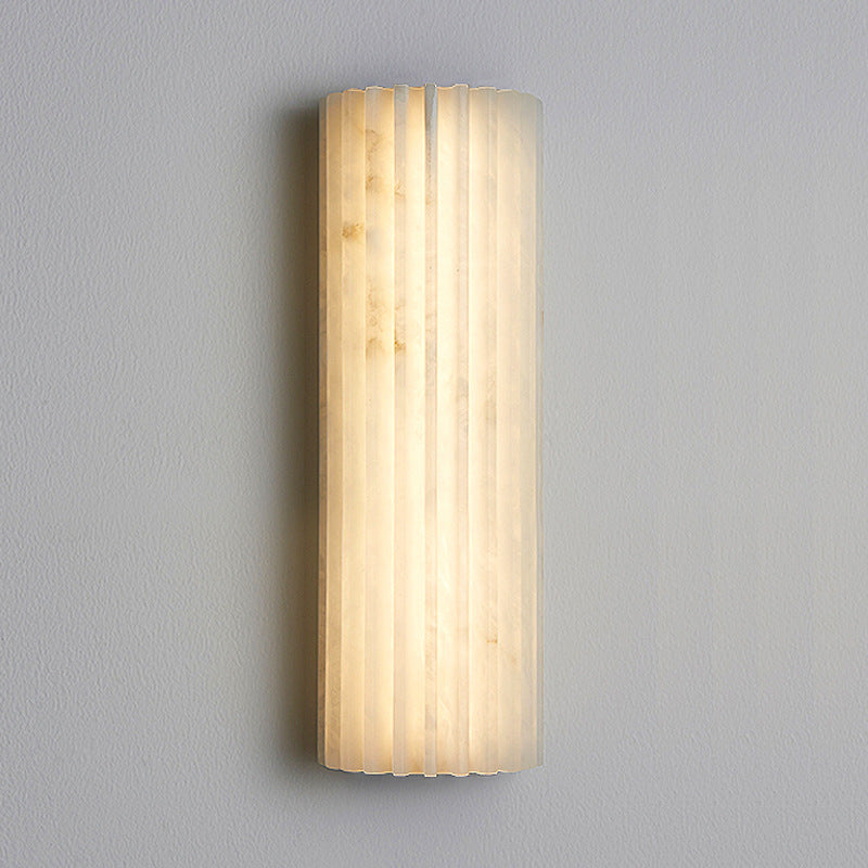 Modern Light-Luxury Creative Marble Wall Hotel Bedroom