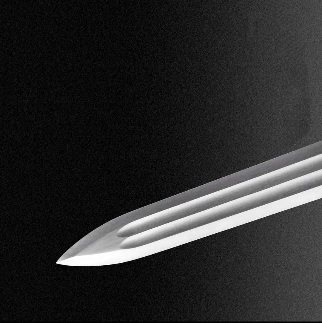 HanwangIntegral Sword High Manganese Steel Self-Defense Cold Weapon Collection-Grade Unsharpened