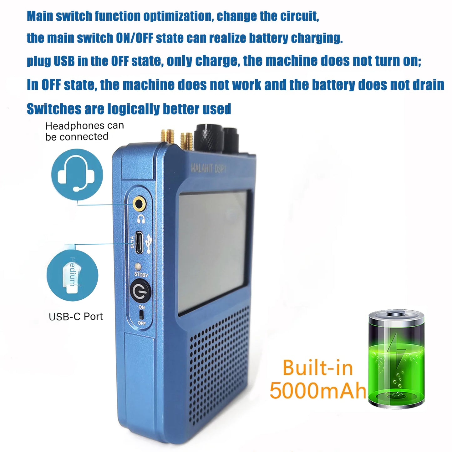 V9 Version 1.10D Malahit-DSP1 SDR Receiver