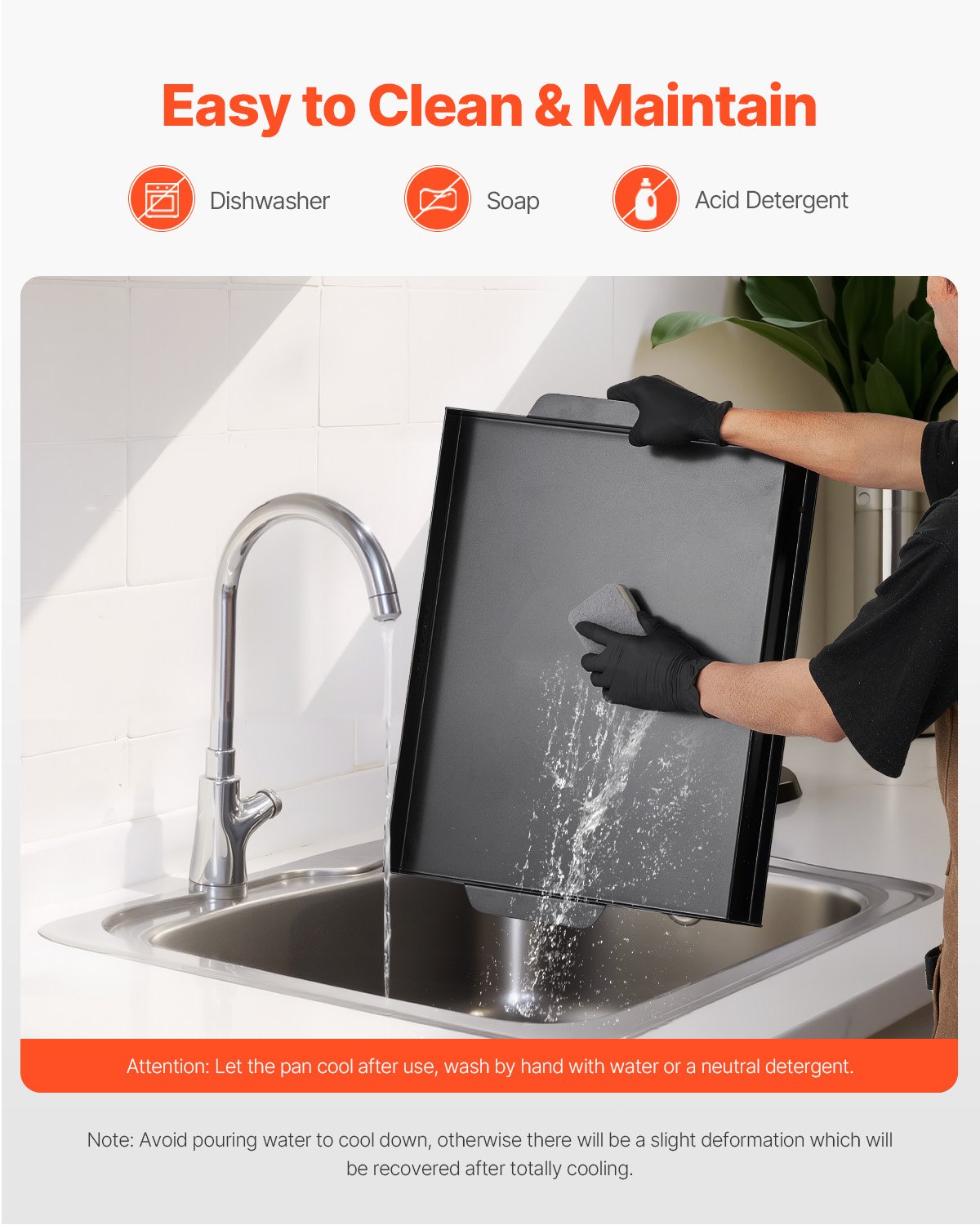 22x16 In Flat Top Griddle Carbon Steel Universal BBQ Grill Pan Cookware