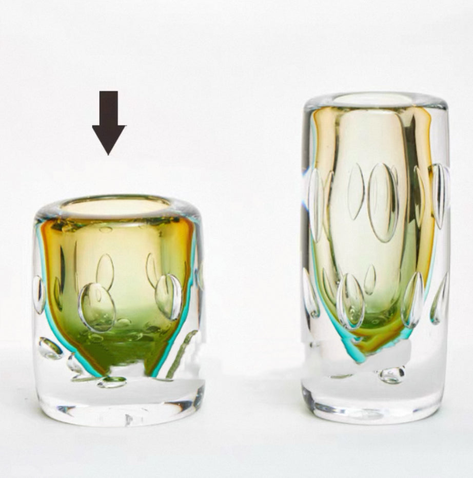 Handmade Glass Vase Home High-end Art Ornament