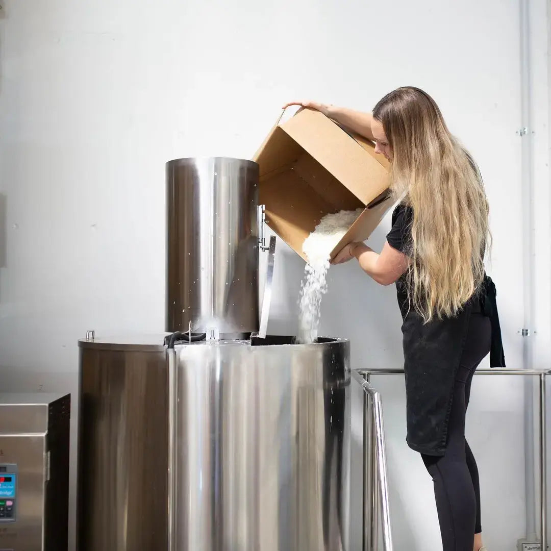 500L Commercial Wax Melter with Hot Water Jacket, Soap Melter, Beeswax Melting Tank