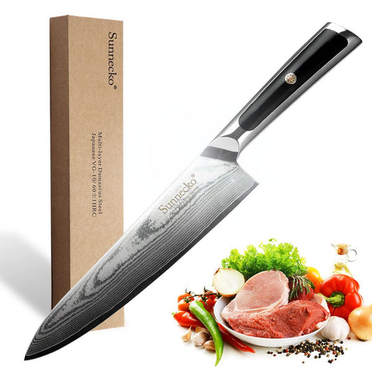 100% Original SUNNECKO 6PCS Kitchen Knives Set