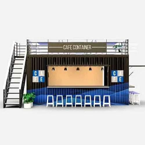 Luxury Mobile Container Coffee Shop Kiosk/Trailer House