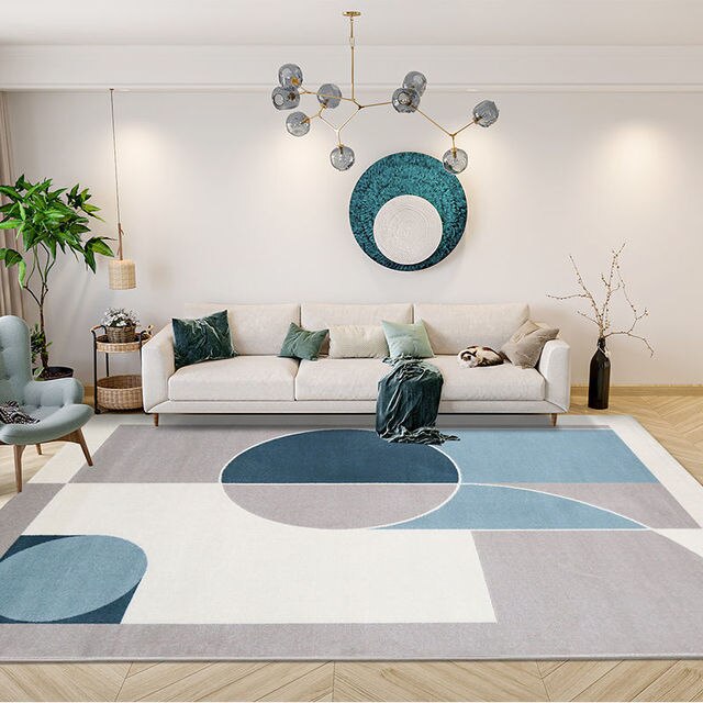 Modern Polypropylene Carpets for Living Room Sofas