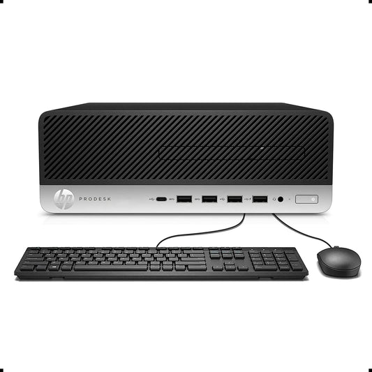 HP Business Desktop ProDesk Computer 10 Professional (Renewed)
