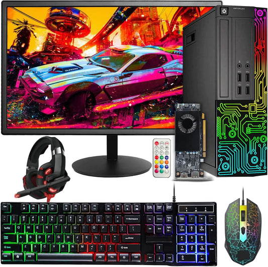 Dell Gaming OptiPlex Desktop RGB Computer (Renewed)