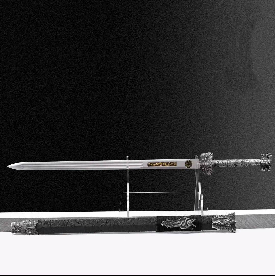 HanwangIntegral Sword High Manganese Steel Self-Defense Cold Weapon  Collection-Grade  Unsharpened