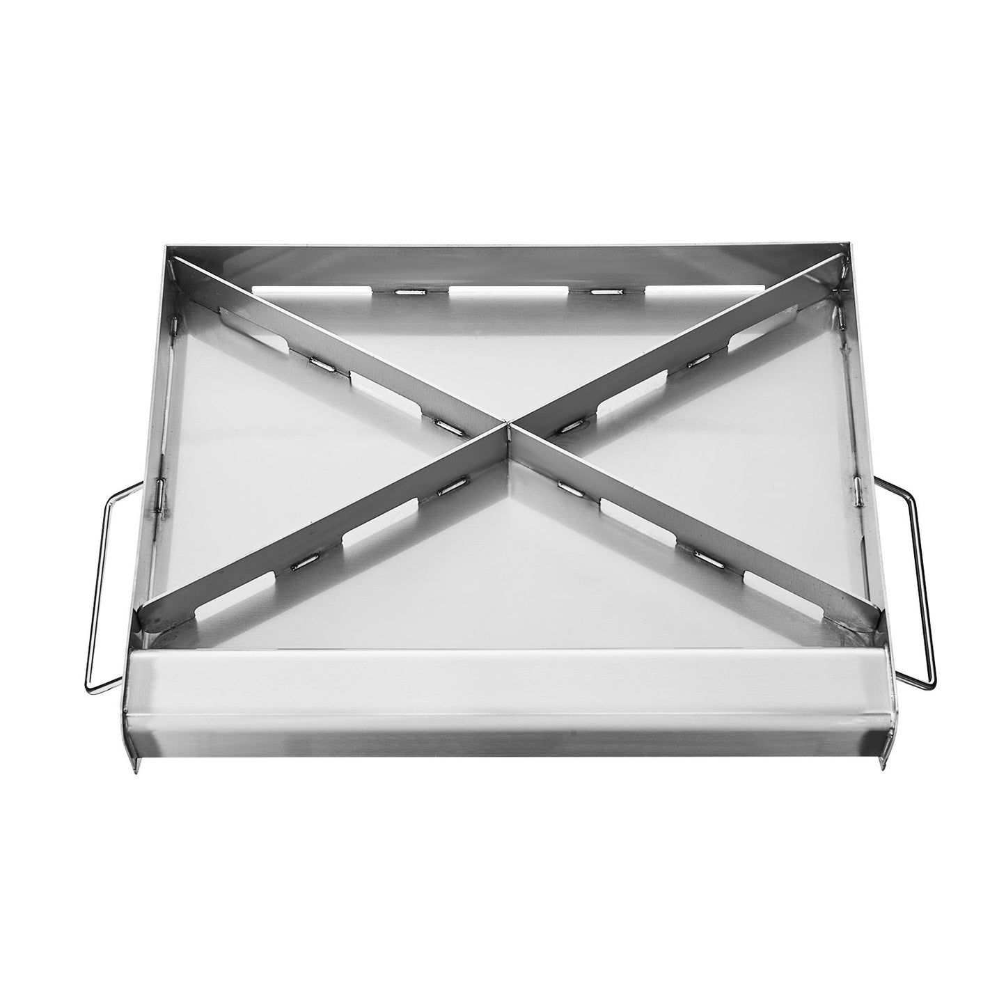 17x13 In Flat Top Griddle Stainless Steel Universal BBQ Grill Pan Cookware