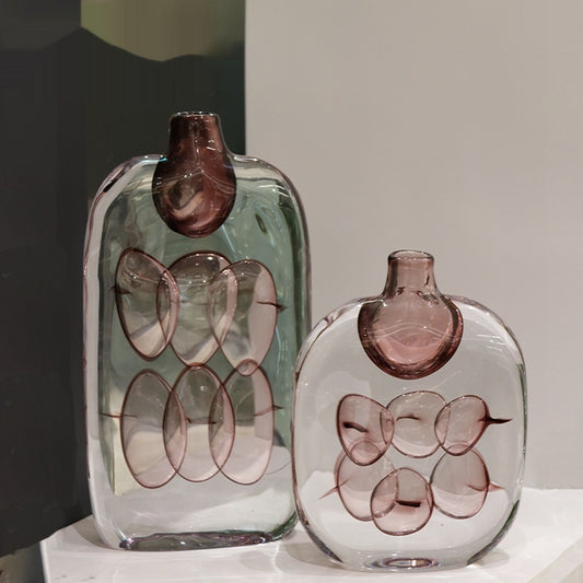 Creative Stained-glass Vase Art Ornament Nordic Style