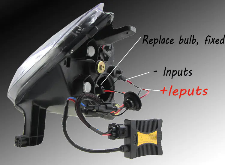 LED Car Headlights with 5W Slim Ballast