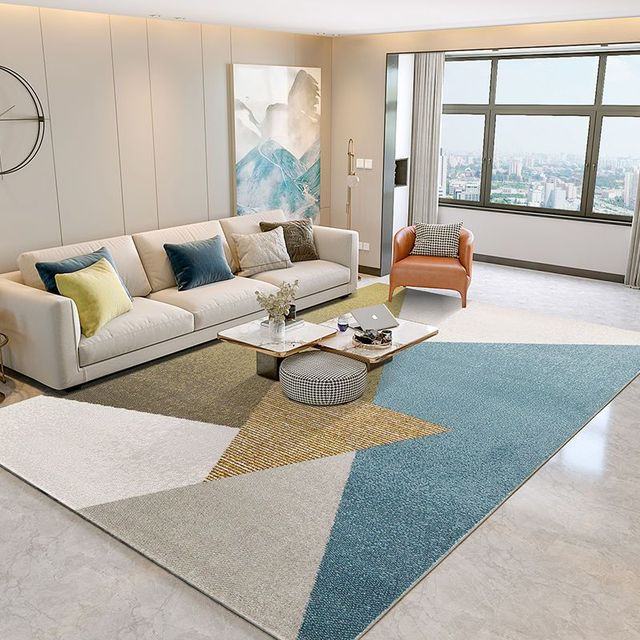 Modern Polypropylene Carpets for Living Room Sofas