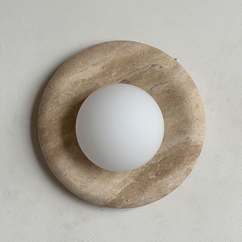 Natural Jade Wall Lamp French Entry Lux