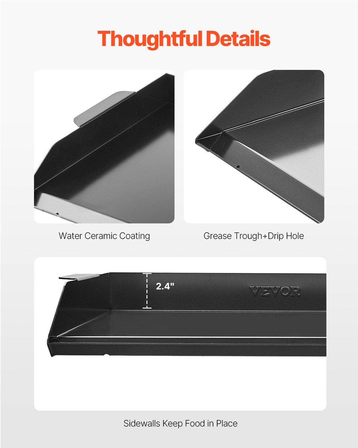 22x16 In Flat Top Griddle Carbon Steel Universal BBQ Grill Pan Cookware