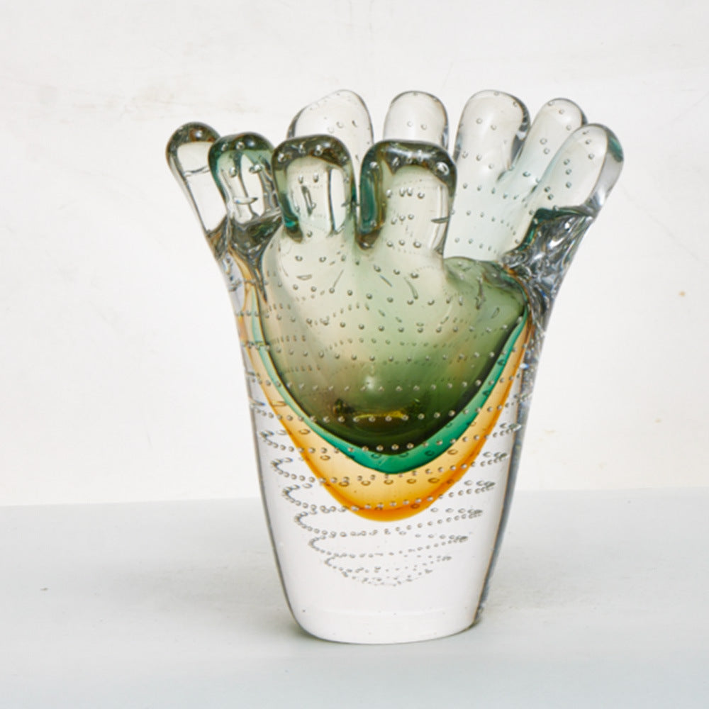 Handmade Glass Vase Home High-end Art Ornament
