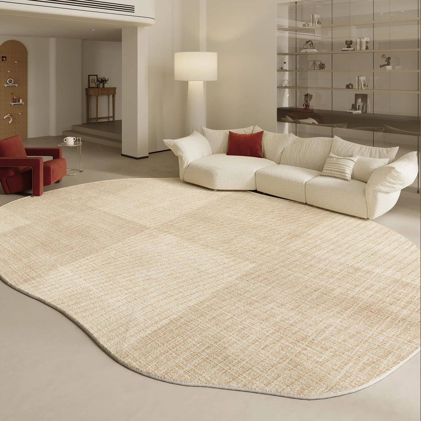 Irregular Shapes Living Room Decoration Carpet Modern Style