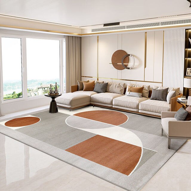 Modern Polypropylene Carpets for Living Room Sofas