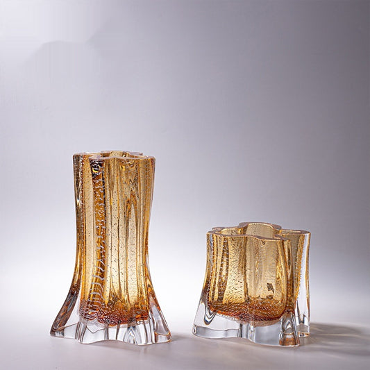 Anwar Light Luxury Glass Vase Creative Art