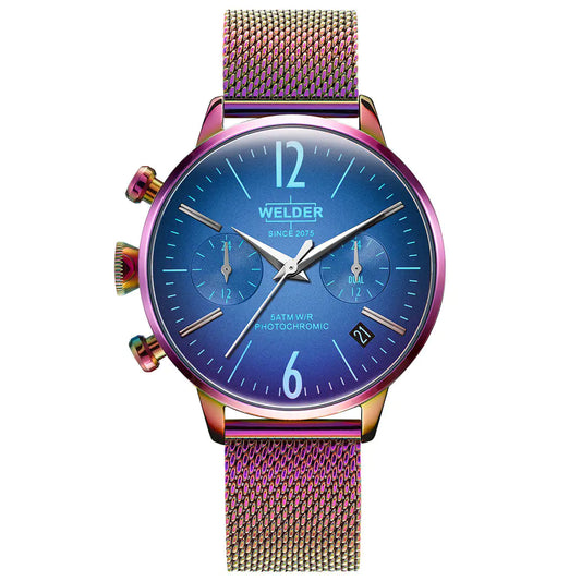 Authentic Welder Moody Burnt Titanium Tone Face Women's Watch #93