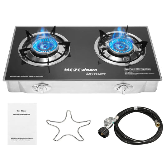 MOZODAWN Propane Stove 2 Burner
