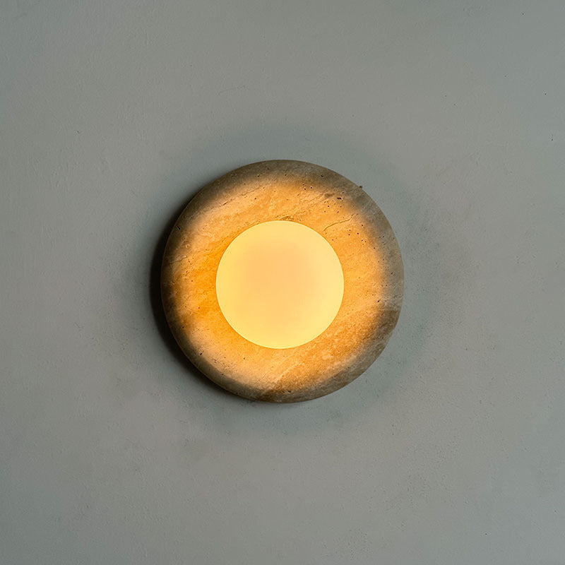 Natural Jade Wall Lamp French Entry Lux