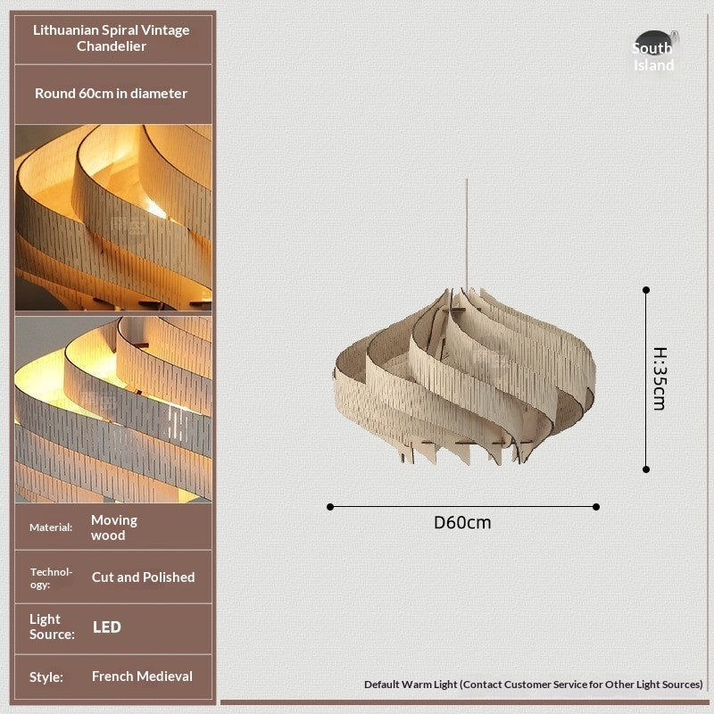 Retro Spiral Chandelier Perfect For Dining Rooms Studies Bedrooms And Bars