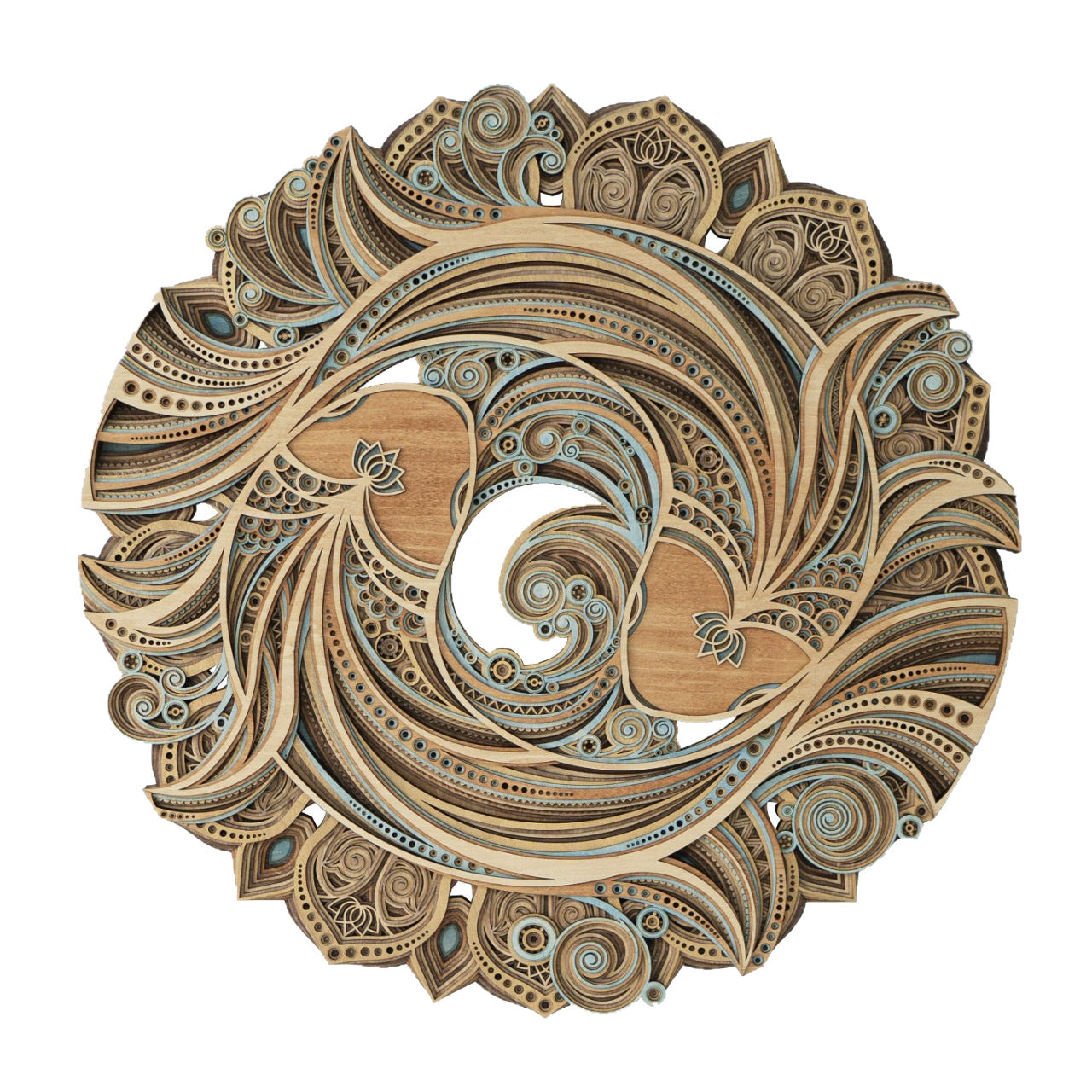 New Chinese-style Round Wall Art Painting