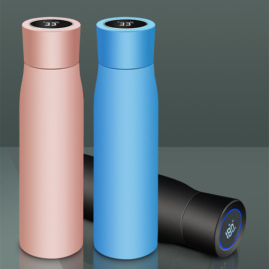 LED UV Disinfection 316 Stainless Steel Vacuum Flask Display Temperature
