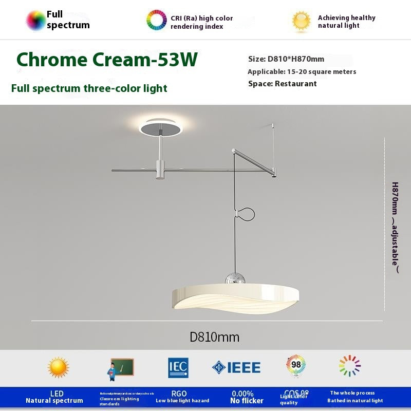 Flying Saucer Rocker Arm Restaurant Chandelier