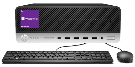 HP ProDesk Desktop Computer PC Windows 11 Pro (Renewed)