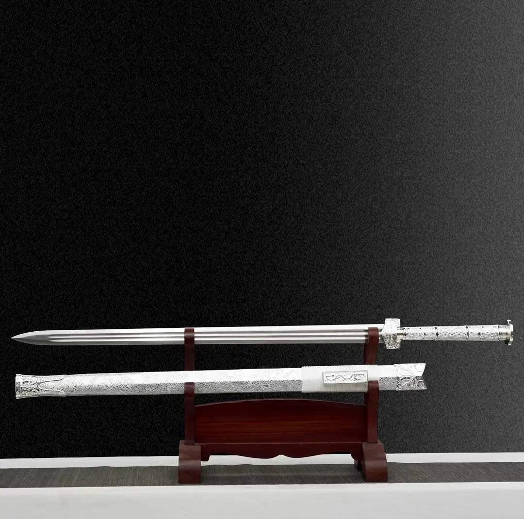 Dragon Soul Integral Sword High Manganese Steel  Self-Defense Cold Weapon  Collection-Grade  Unsharpened