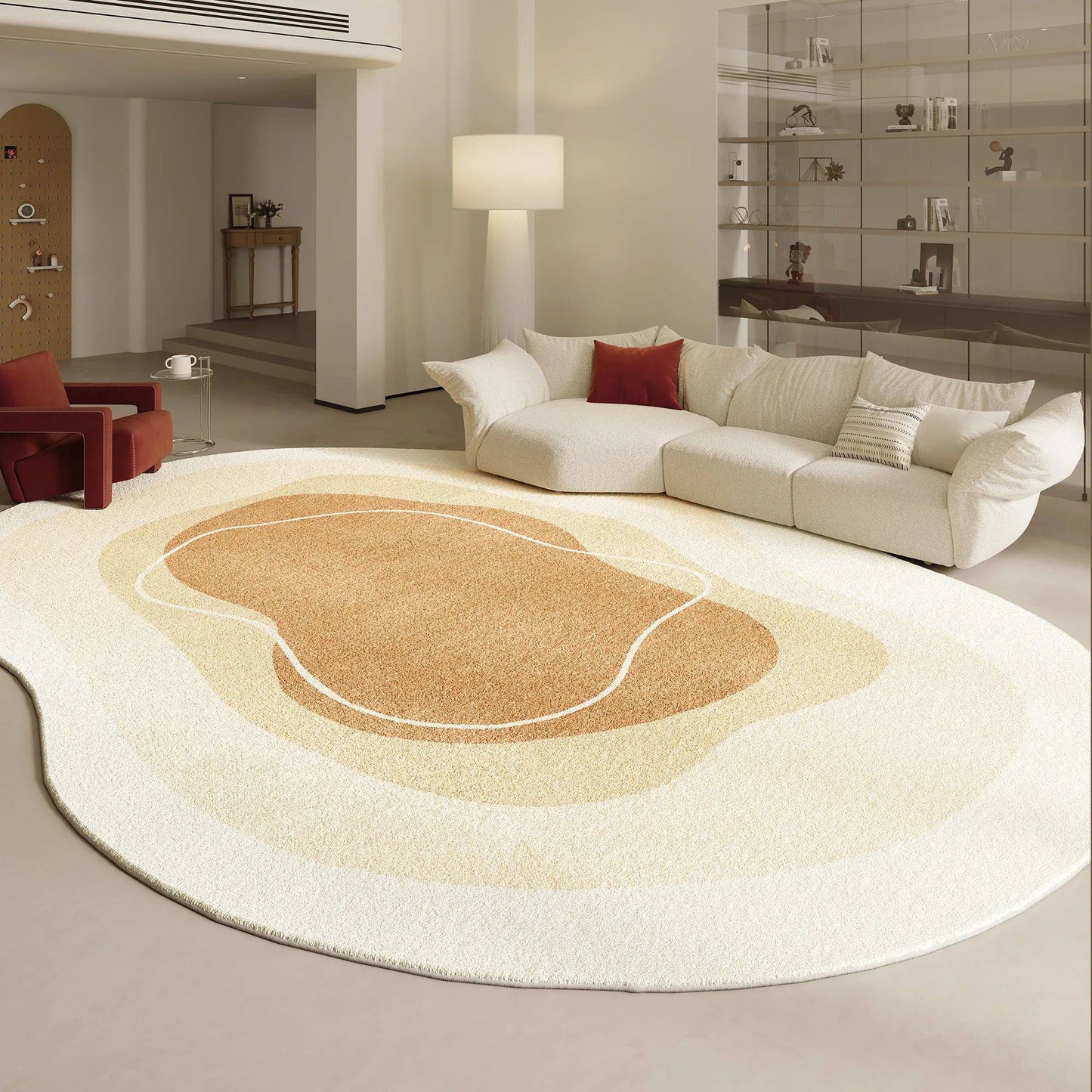Irregular Shapes Living Room Decoration Carpet Modern Style