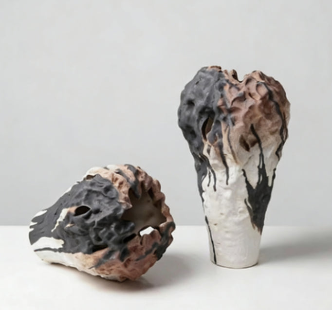 Wabi-sabi Style Ceramic Classic New Chinese-style Art Vase