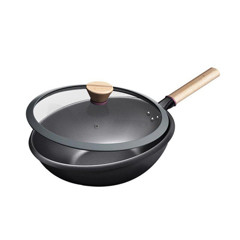 Anti Overflow And Non Stick Household Frying Pan