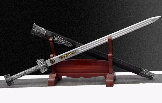 HanwangIntegral Sword High Manganese Steel Self-Defense Cold Weapon  Collection-Grade  Unsharpened