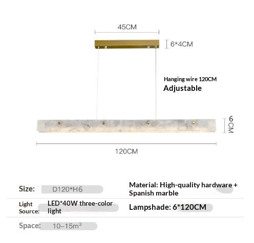 Nordic Light-Luxury Modern Minimalist Chandelier