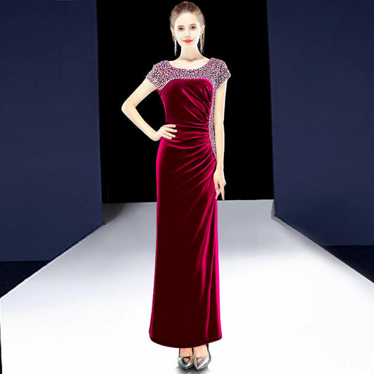 Mom Dress Elegant Wedding Gown Demure