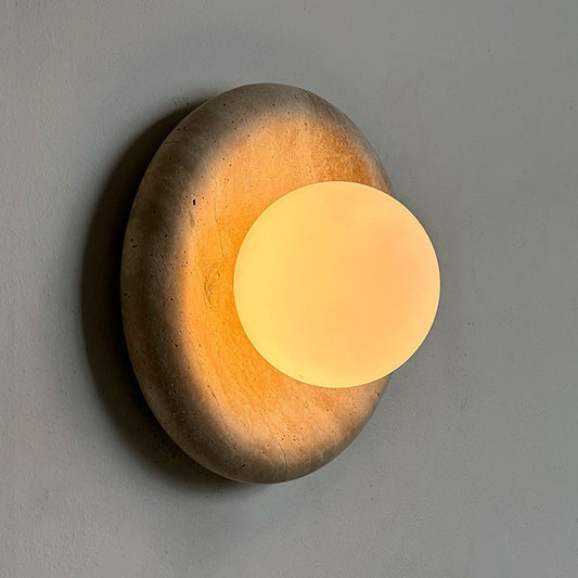 Natural Jade Wall Lamp French Entry Lux
