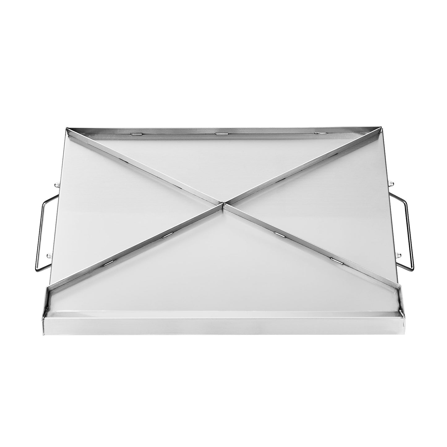 23x16 In Flat Top Griddle Stainless Steel Universal BBQ Grill Pan Cookware