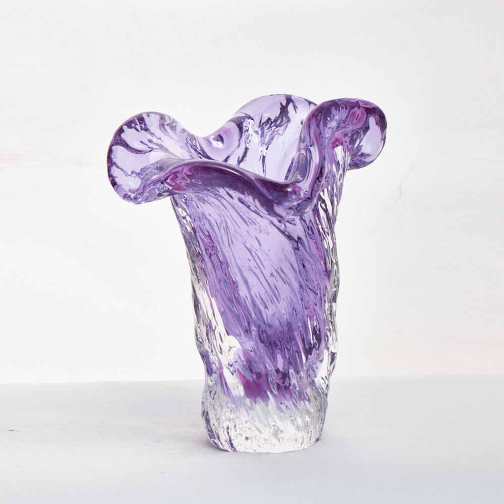 Handmade Glass Vase Home High-end Art Ornament