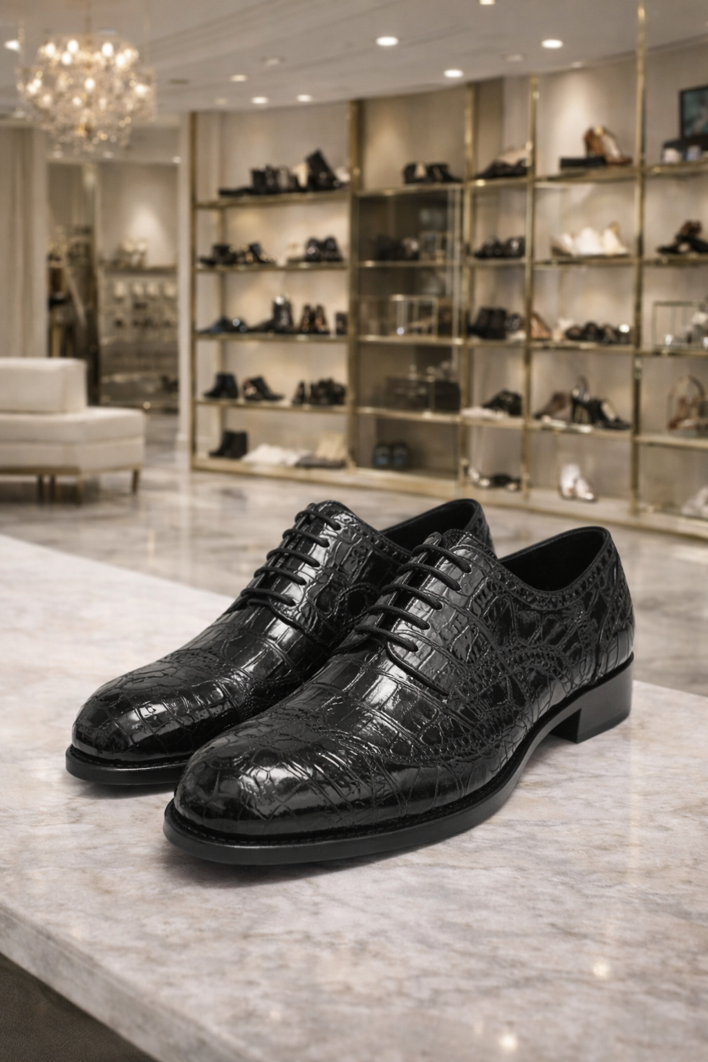 Crocodile Men Shoes Pure Fashion