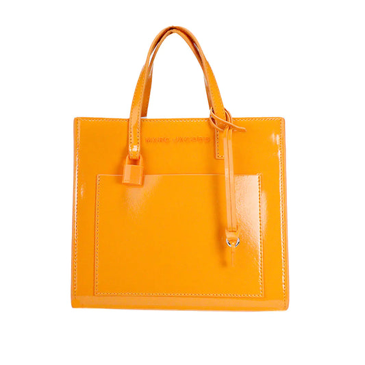 Genuine Marc Jacobs Mini Grind Scorched Leather Crossbody Tote