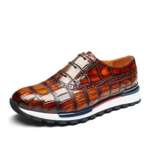 Gete Thai crocodile Leather Men Shoes
