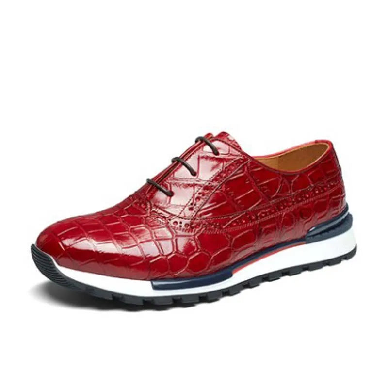Gete Thai crocodile Leather Men Shoes