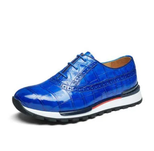 Gete Thai crocodile Leather Men Shoes