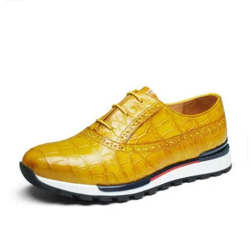 Gete Thai crocodile Leather Men Shoes