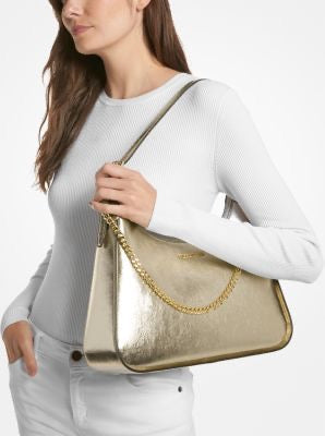 Michael Kors Wilma Large Smooth Leather Chain Shoulder Bag