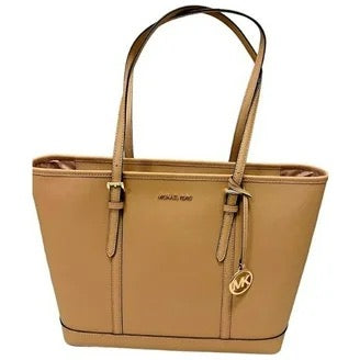 Michael Kors Reed Large Camel Leather Tote