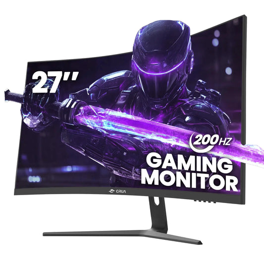 CRUA 27" Curved Gaming Monitor